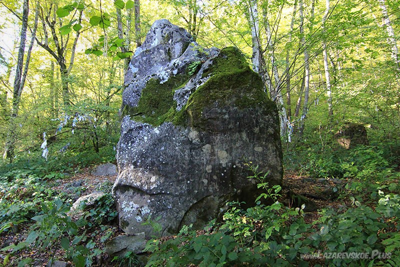 Лунный камень. Вид сзади.