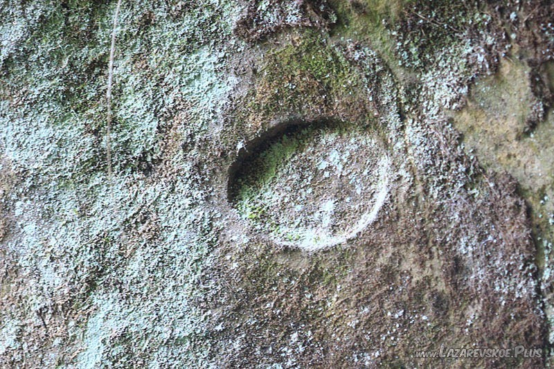 Один из отпечатков северо-восточной стены.