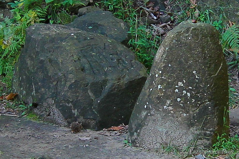 Петроглиф на менгире.