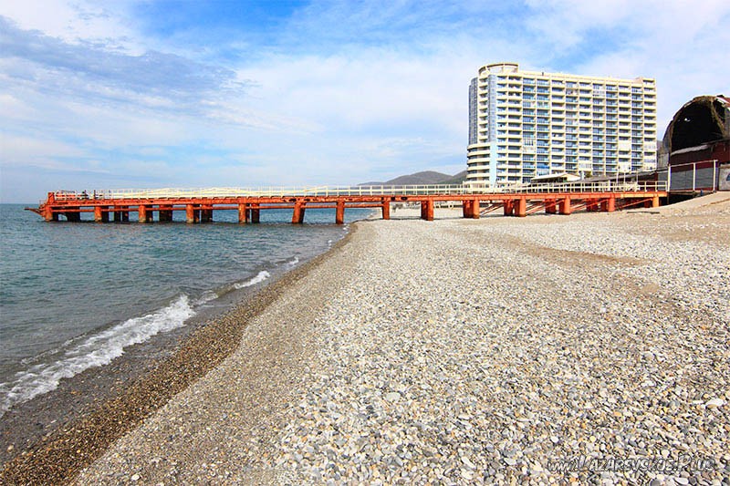 Оранжевый пирс, Лазаревское.