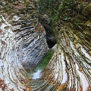 Каньон в Свирском ущелье