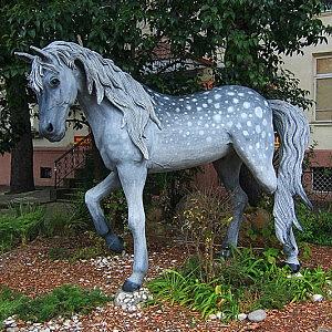 Композиция Лошадь с каретой