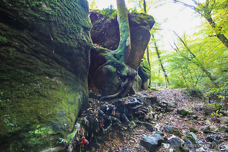 Вторая часть правой стороны дольмена.