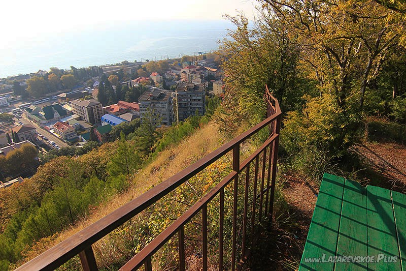 Вид со смотровой площадки.