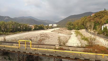 Пересохшая река Псезуапсе. Октябрь 2020