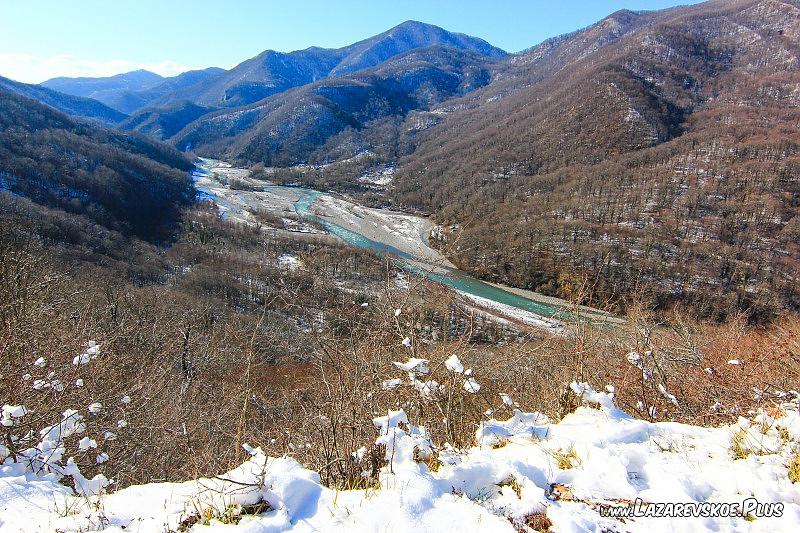 Смотровая площадка зимой